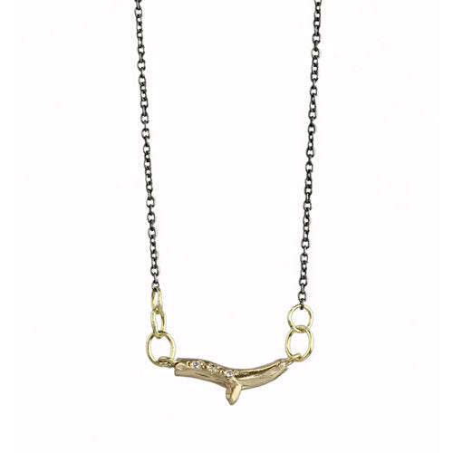 Pave Branch Necklace