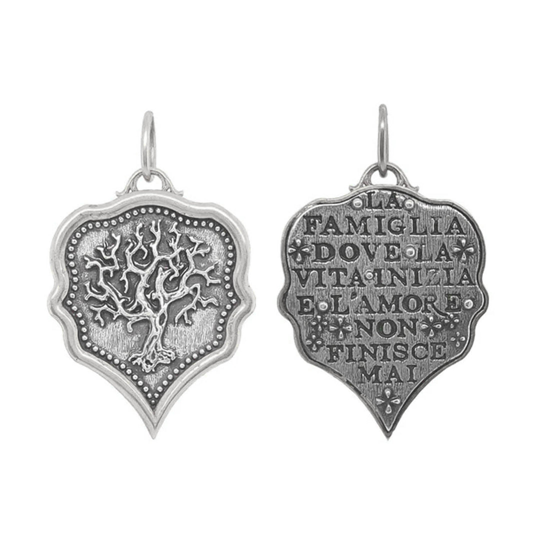 Ornate Pointy Tree of Life Charm