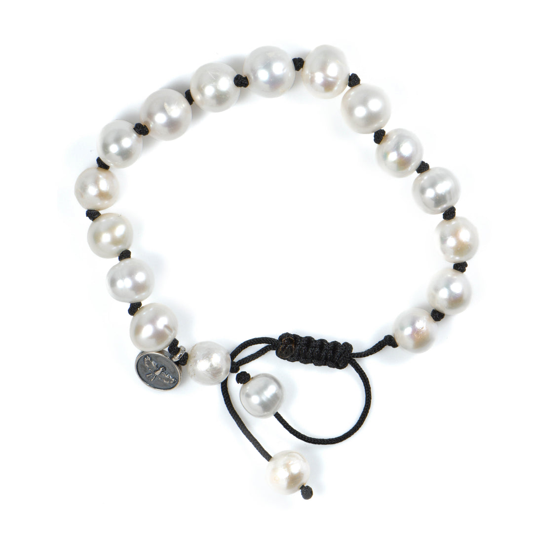 10mm Cultured Pearl Bead Bracelet