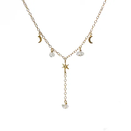 Herkimer Diamond Glimmer Necklace
