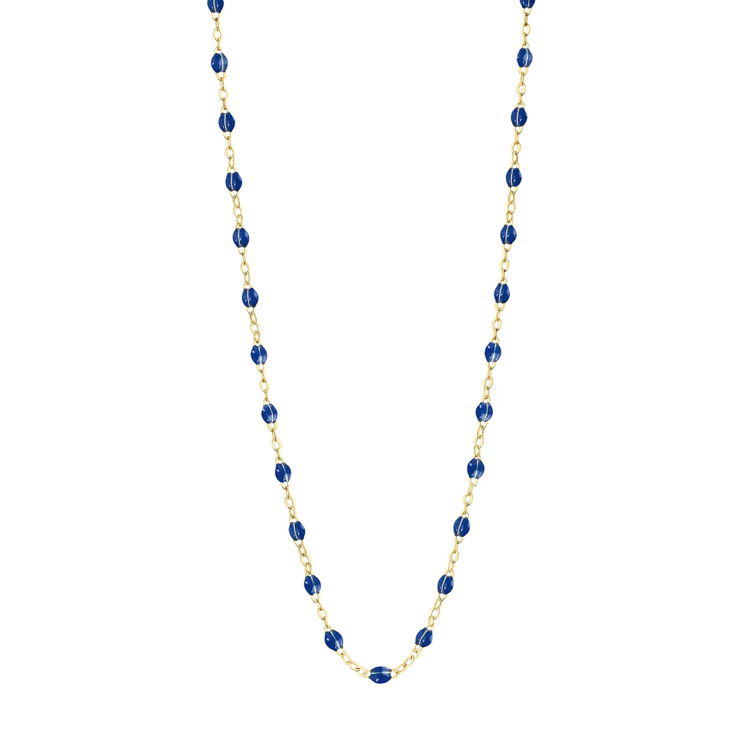 Classic Gigi Lapis Blue Resin Necklace