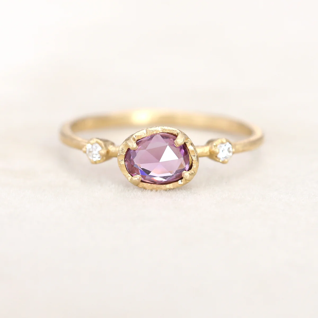 Trunk Show Pink Sapphire Muguet Ring
