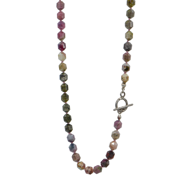 Multi Colored Tourmaline Strand Necklace
