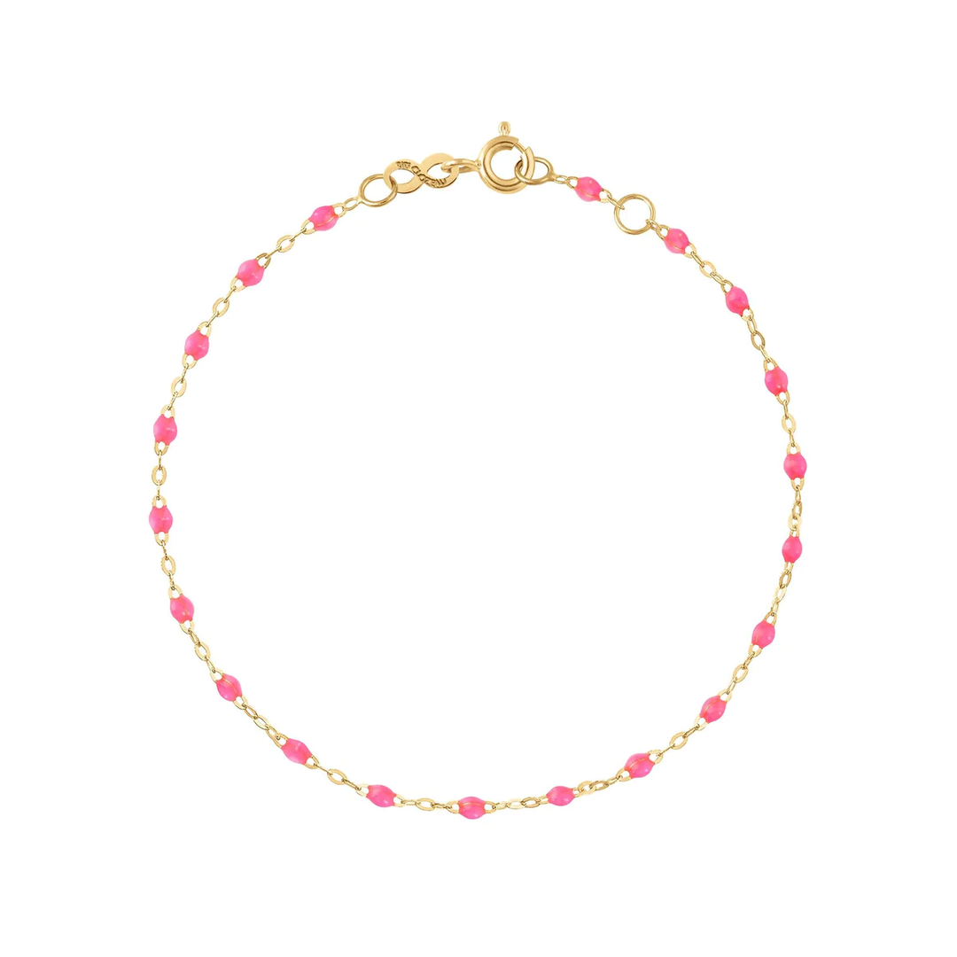 Classic Gigi Pink Resin Bracelet