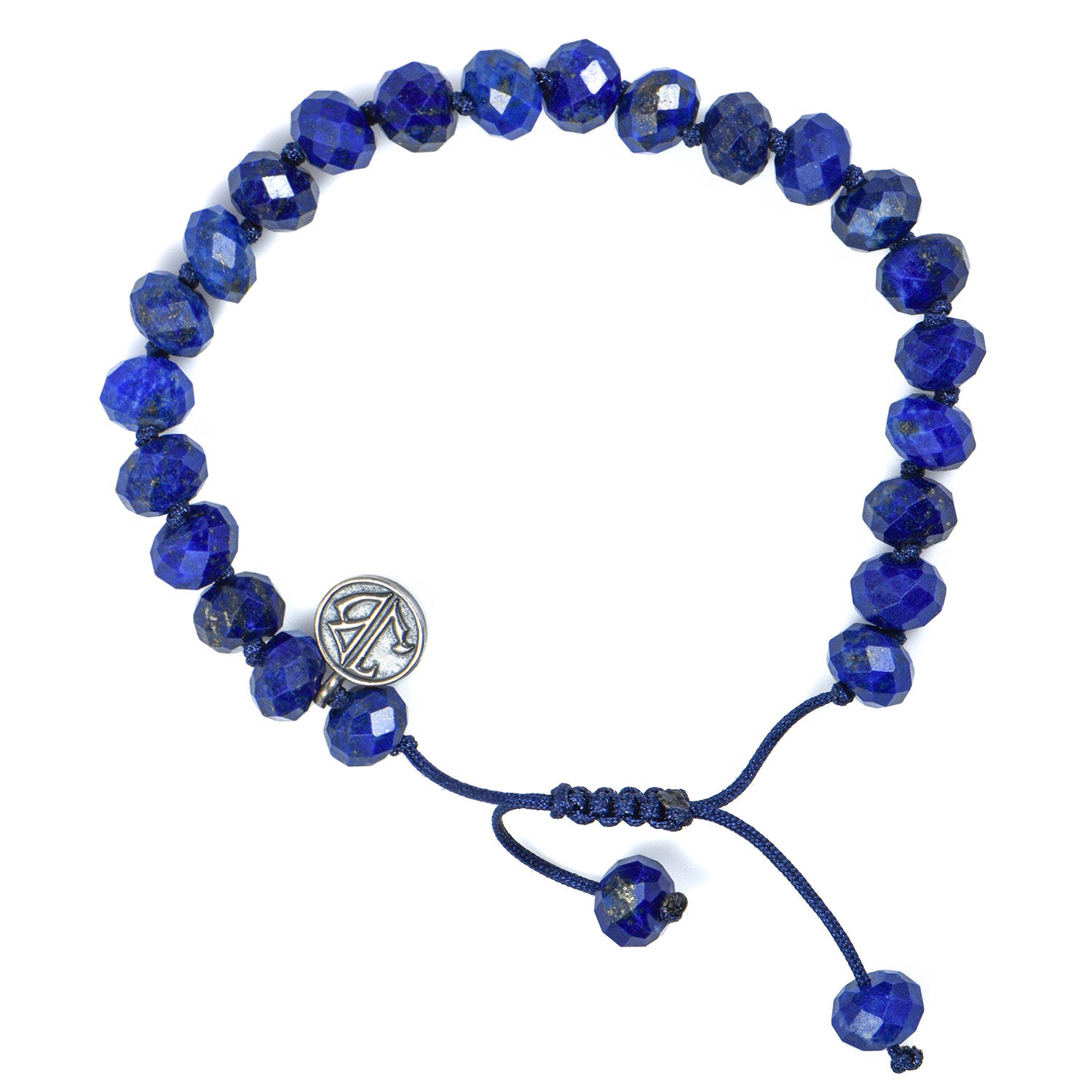 8mm Faceted Lapis Lazuli Bracelet – Silverado Gallery