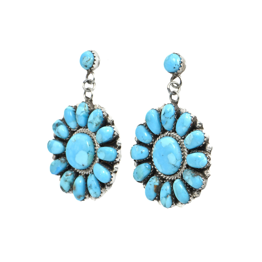 Navajo Turquoise Drop Earrings