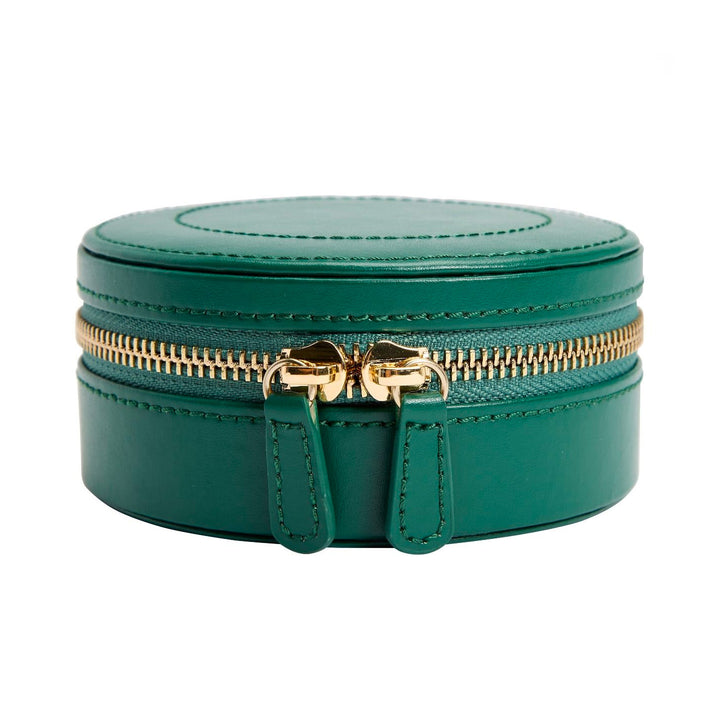 Sophia Round Zip Case - Forest Green