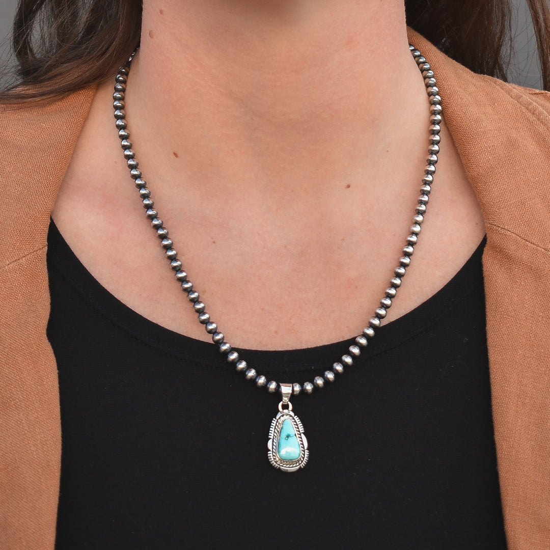 Teardrop Turquoise Pendant