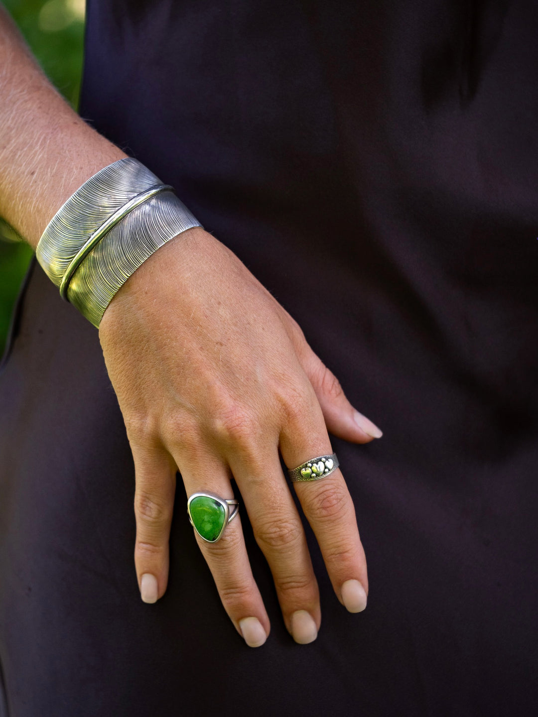 Feather Cuff Bracelet