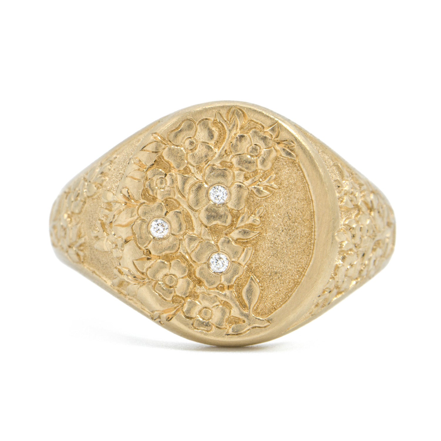 Gentleman Diamond Signet Ring – Beho Studio