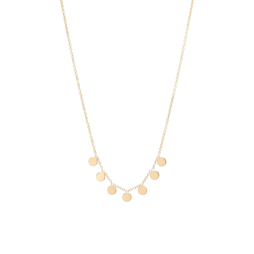 7 Itty Bitty Disc Necklace