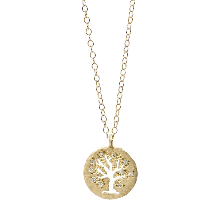 Diamond Tree of Life Necklace