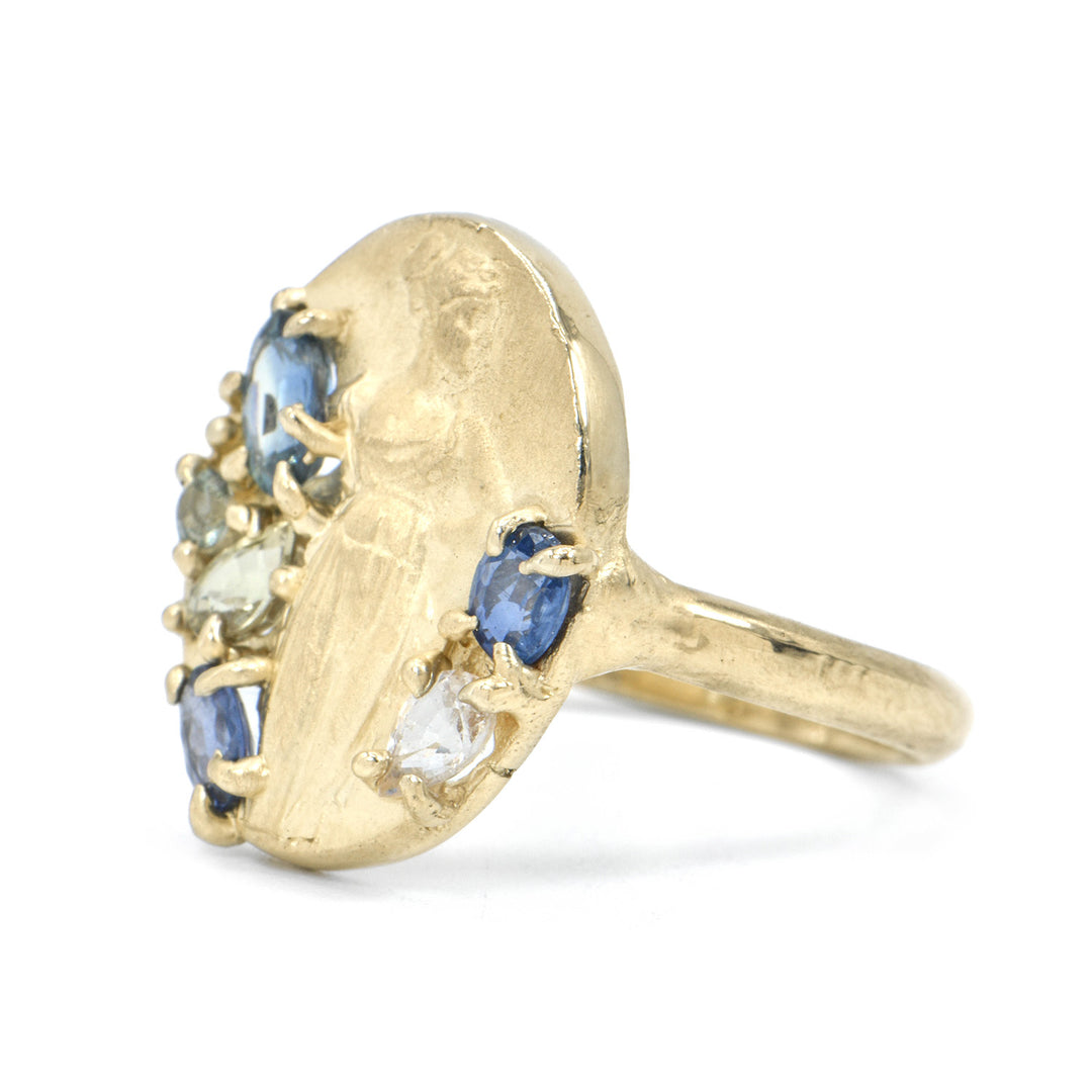 Sapphire Dancing Lady Ring