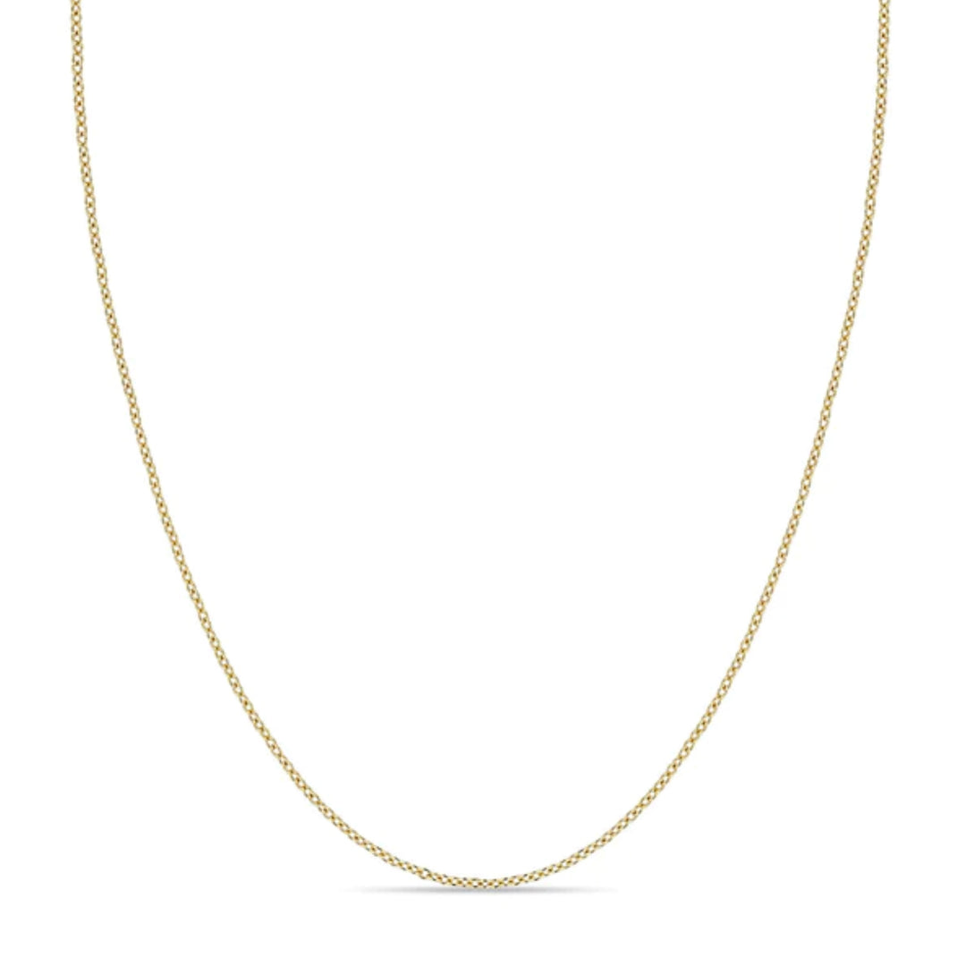 14K Yellow Gold Cable Chain Necklace