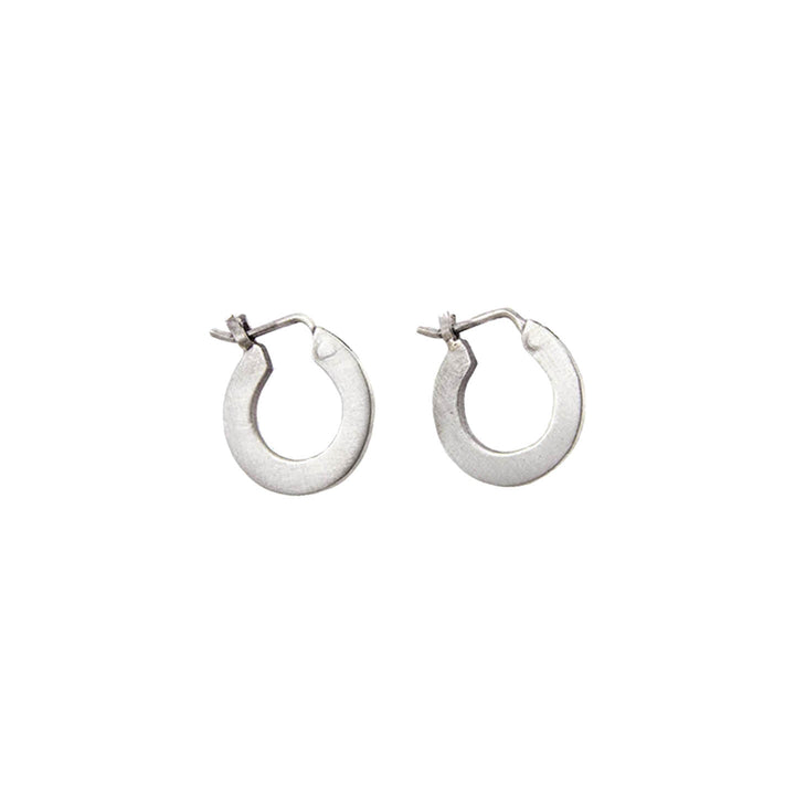 Mini Flat Hoop Earrings