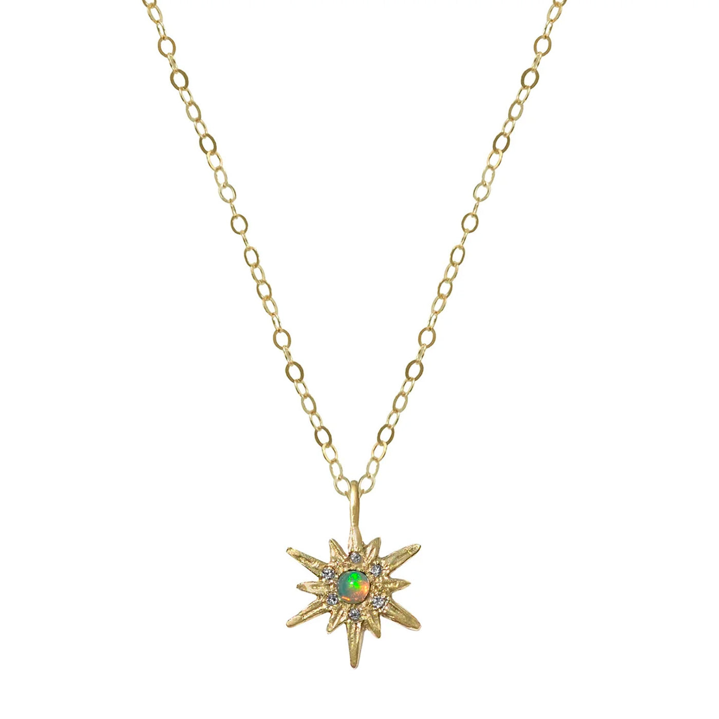 Amulet Opal Supernova Charm Necklace