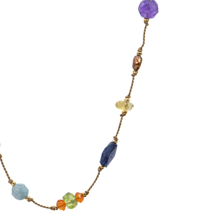 Mixed Gemstone Necklace