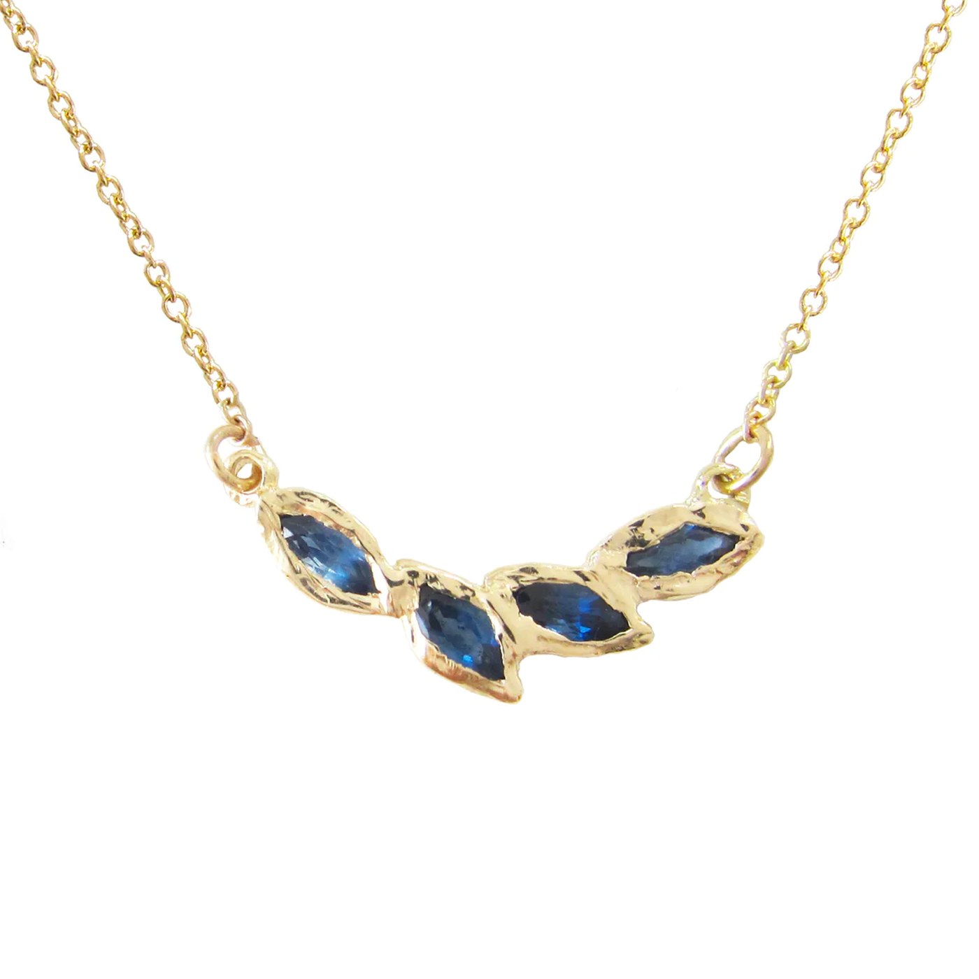 Petal Sapphire Necklace