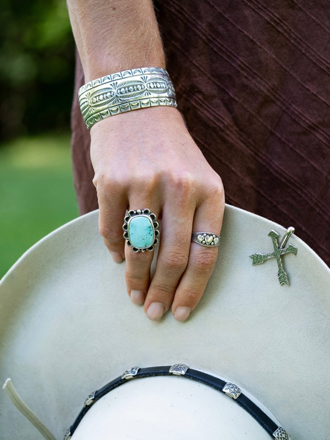 Cloud Mountain Turquoise Ring