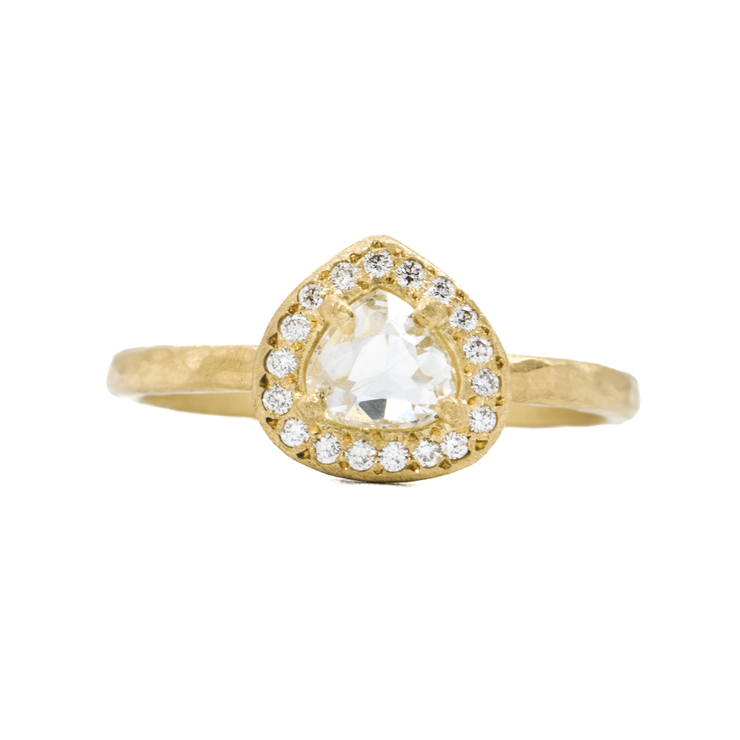 Colorless Rose Colorless Rose Cut Diamond Ring – Silverado Gallery