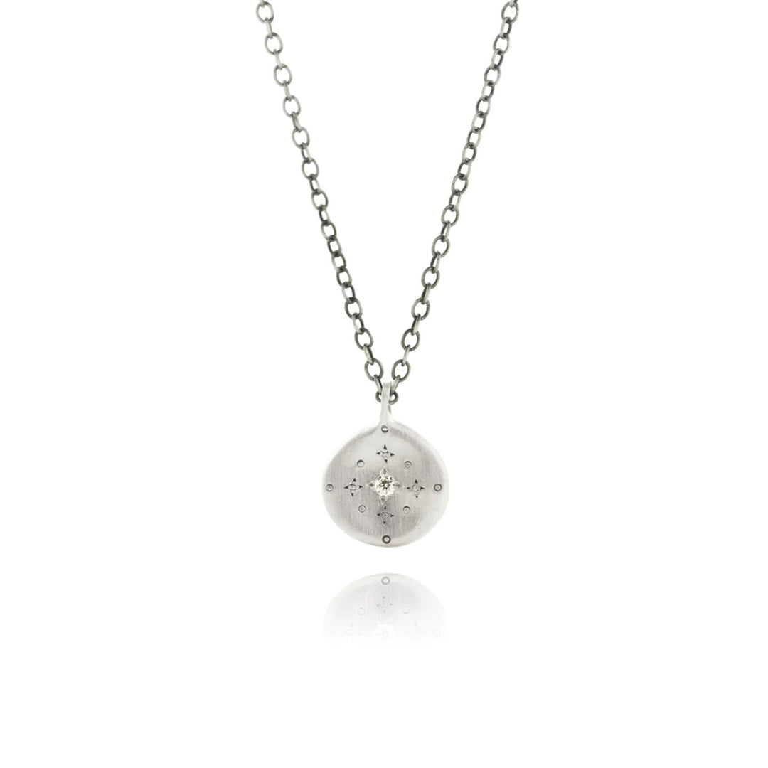 New Moon Charm Pendant Necklace