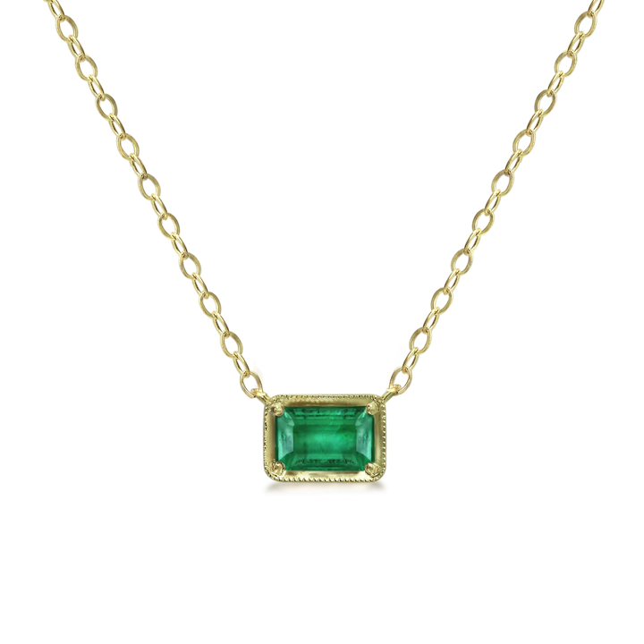Leone Emerald Necklace