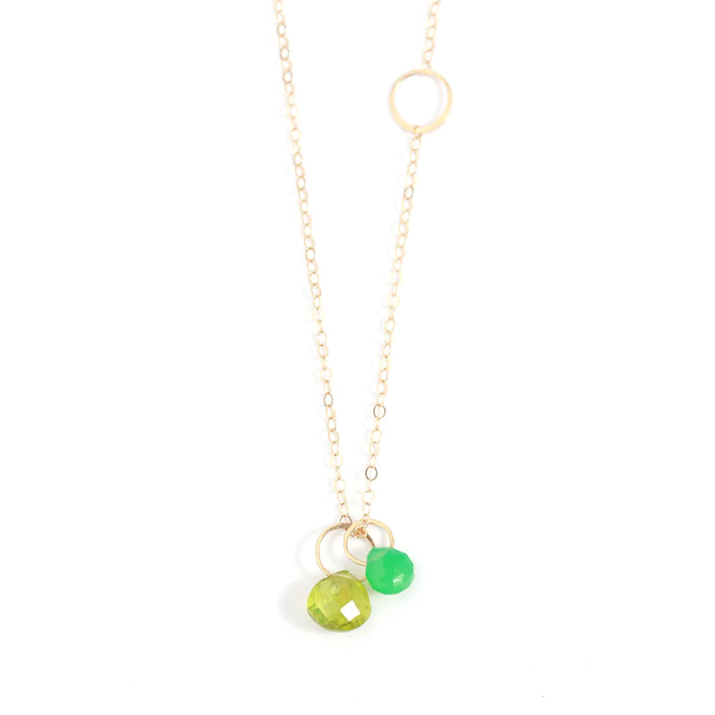 Peridot and Chrysoprase Necklace