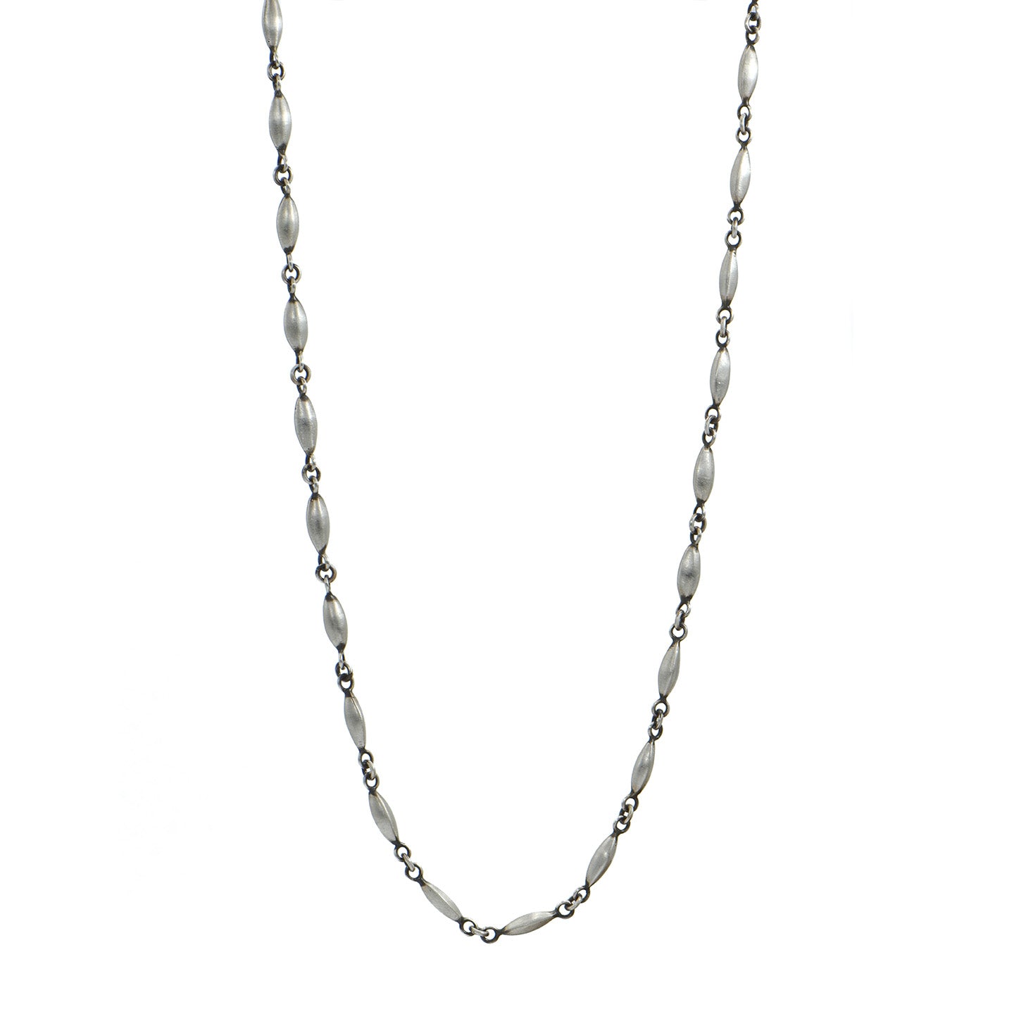 Long Rice Chain Necklace – Silverado Gallery