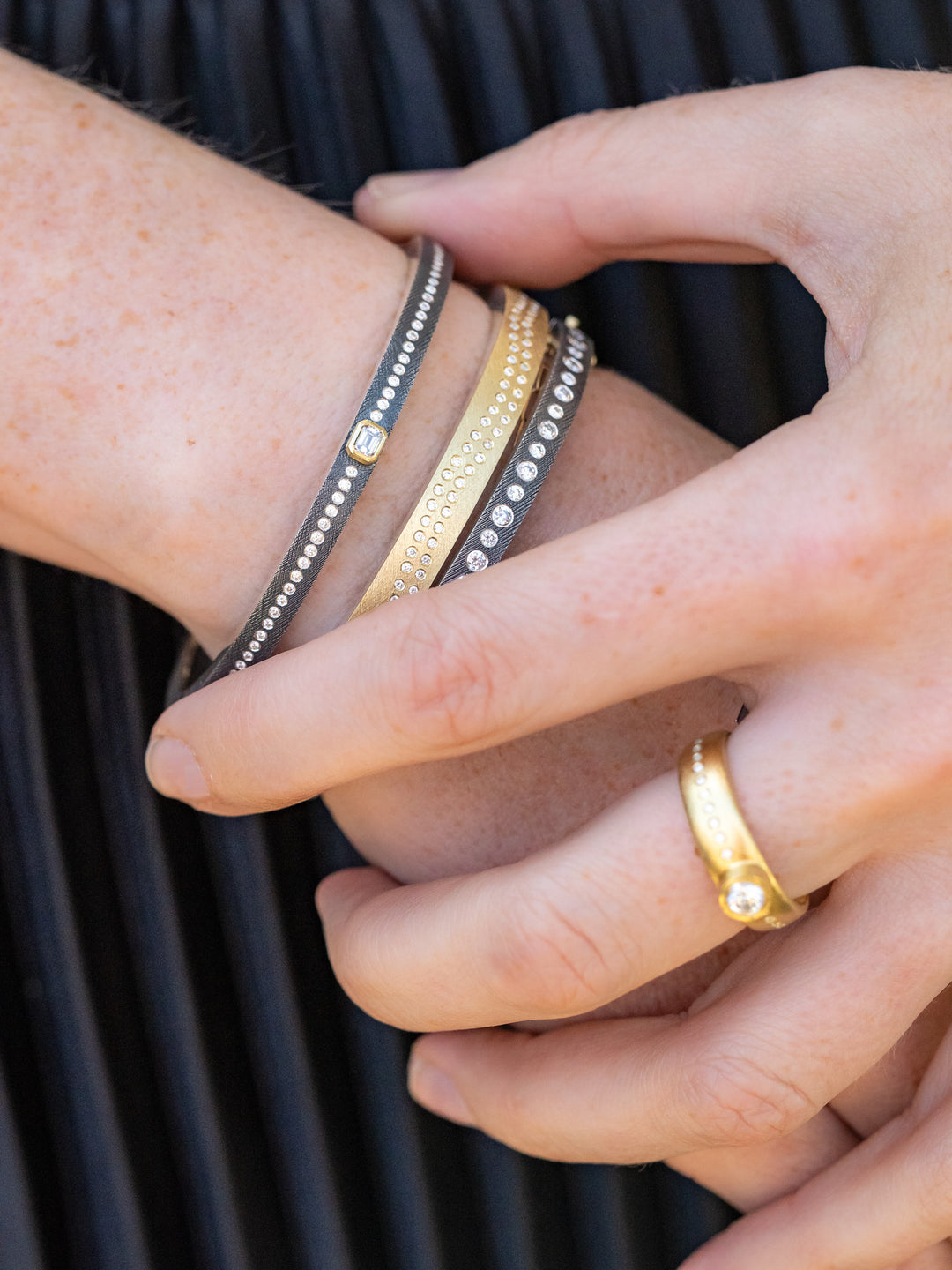 4 mm Junia Plus Emerald Cut Diamond Bracelet