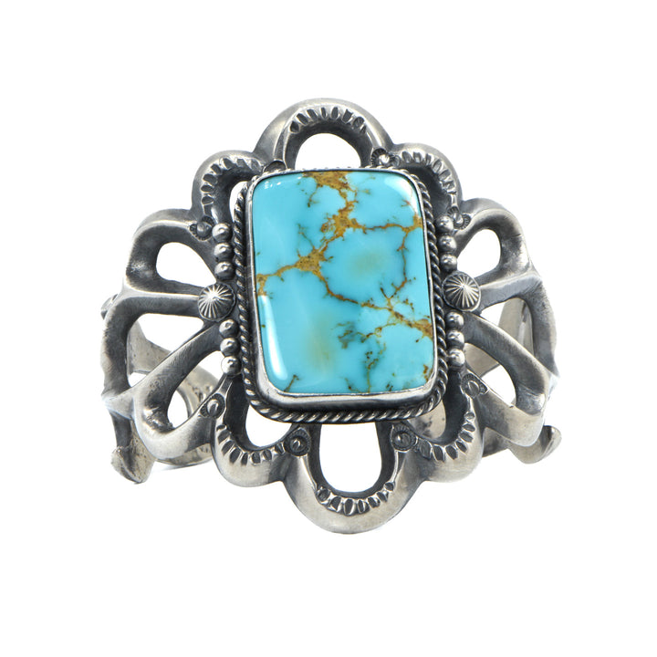 Rectangle Turquoise Cuff Bracelet