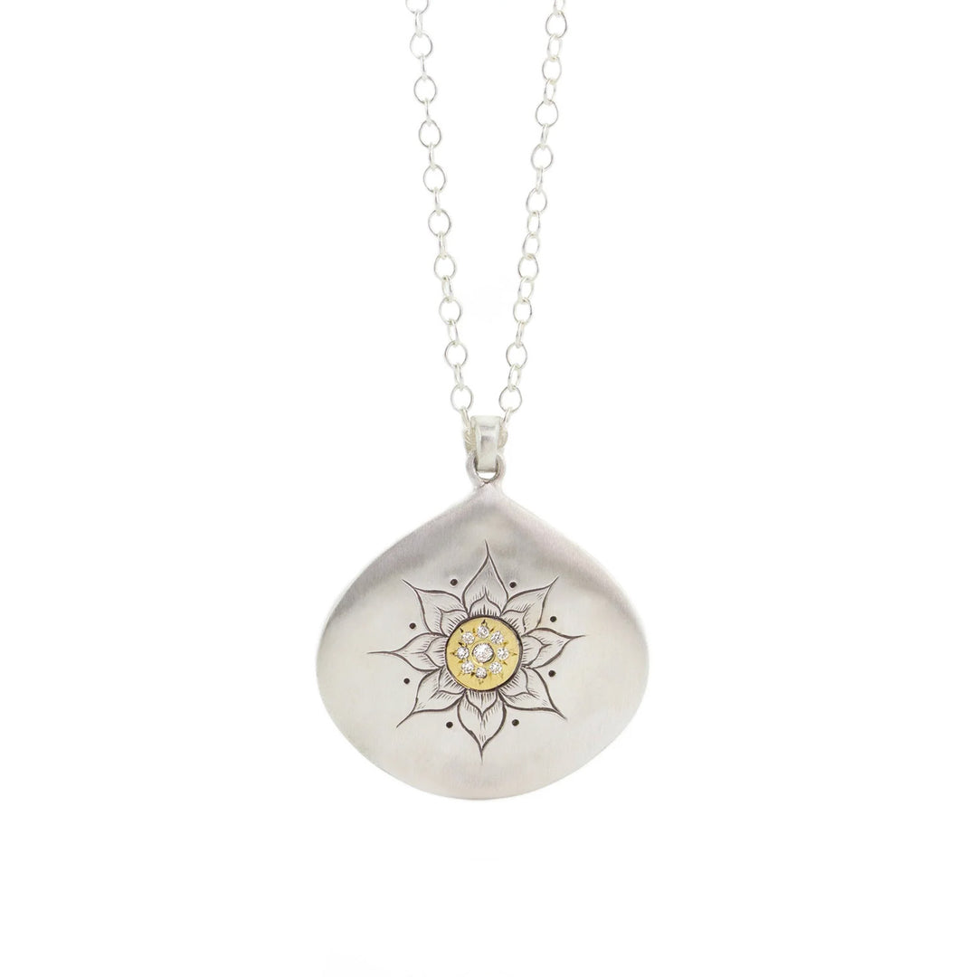 Adel Chefridi Diamond Soleil Pendant Necklace