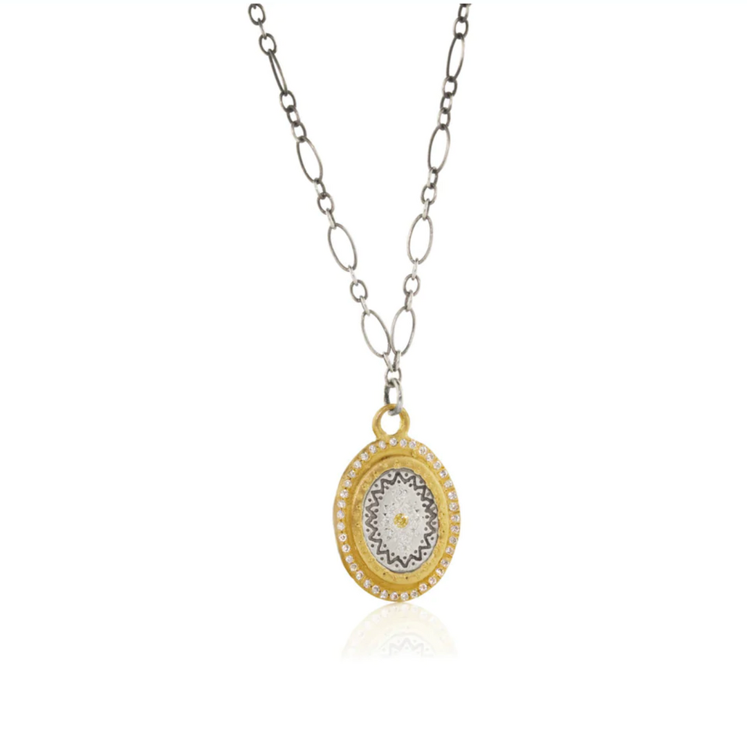 Adel Chefridi Flame Pendant Necklace