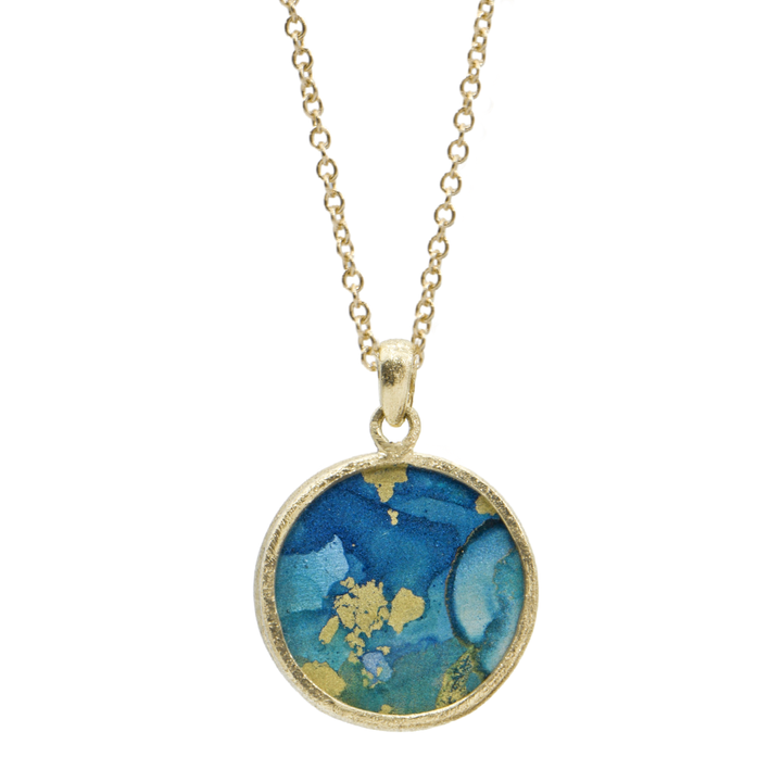 Blue Cosmos Charm