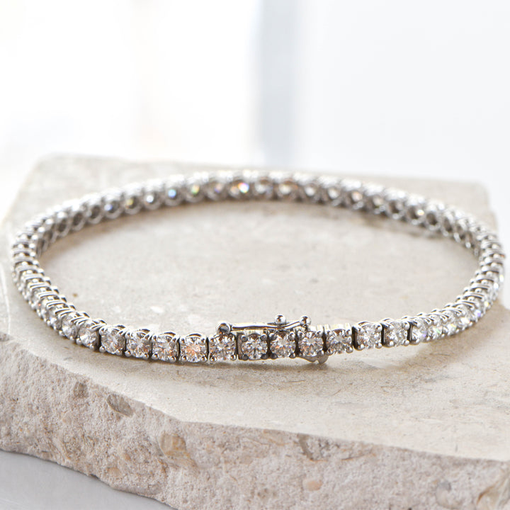 Alpenglow Fine 5.29tcw Lab Diamond Tennis Bracelet