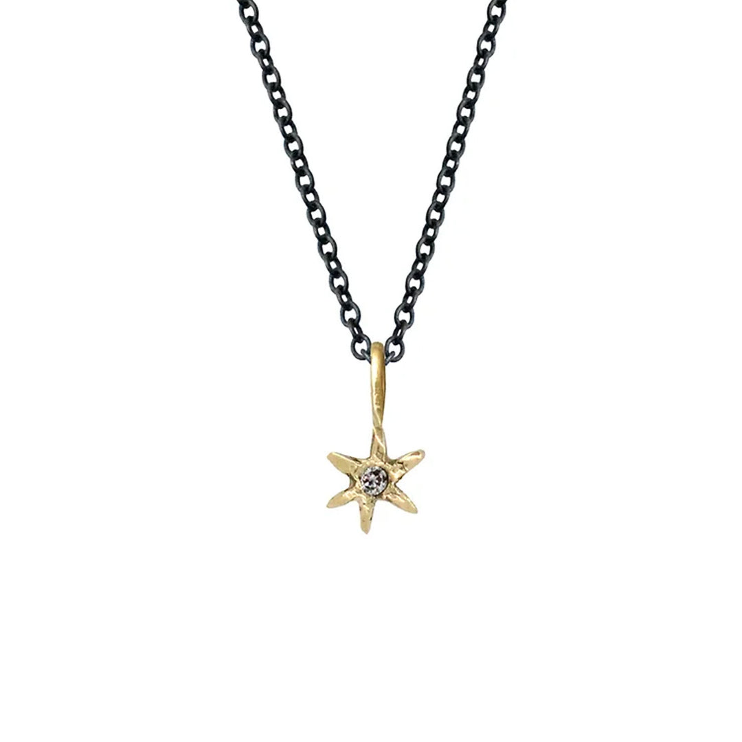 Acanthus Amulet North Star 14K Charm