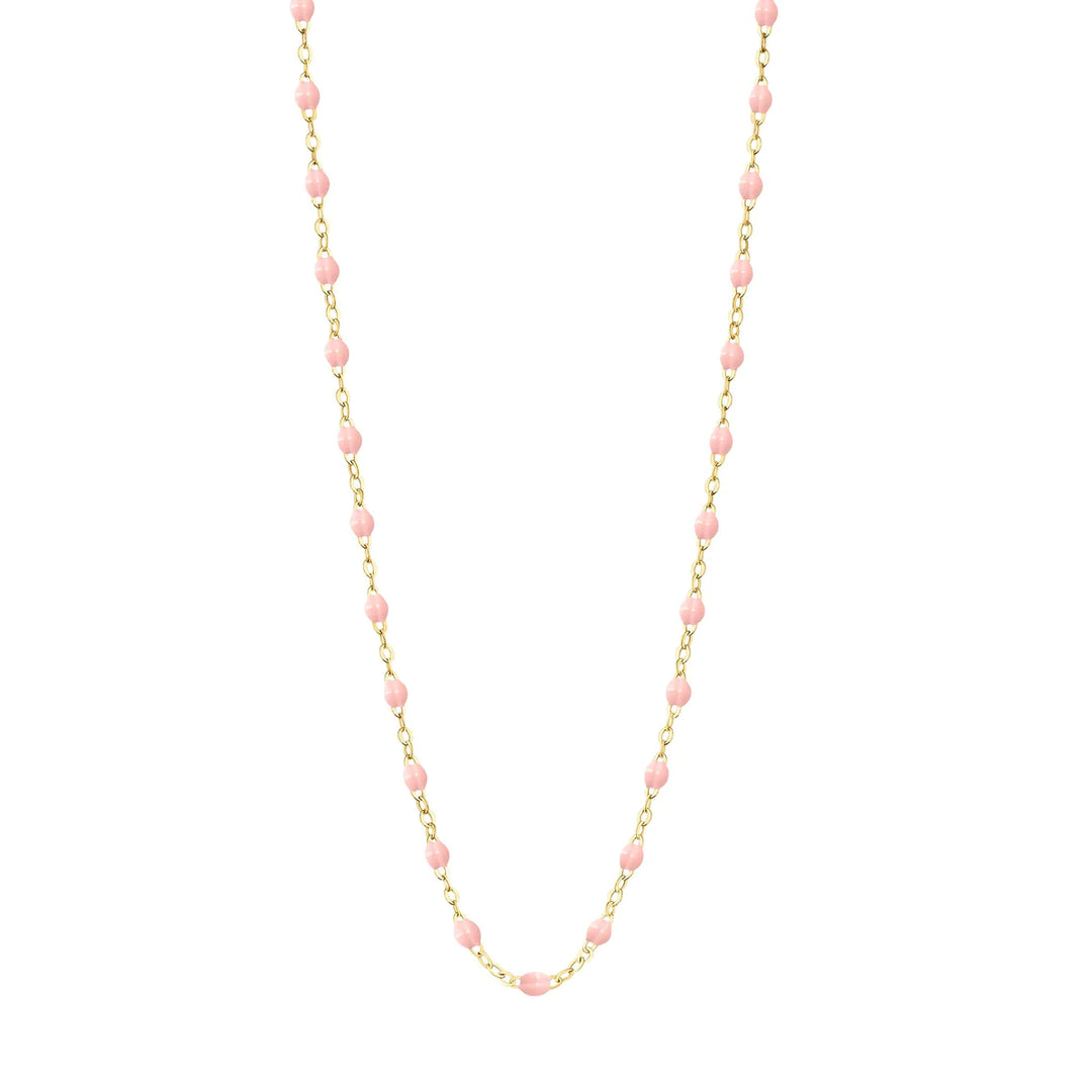 Classic Gigi Clozeau Baby Pink Resin Necklace