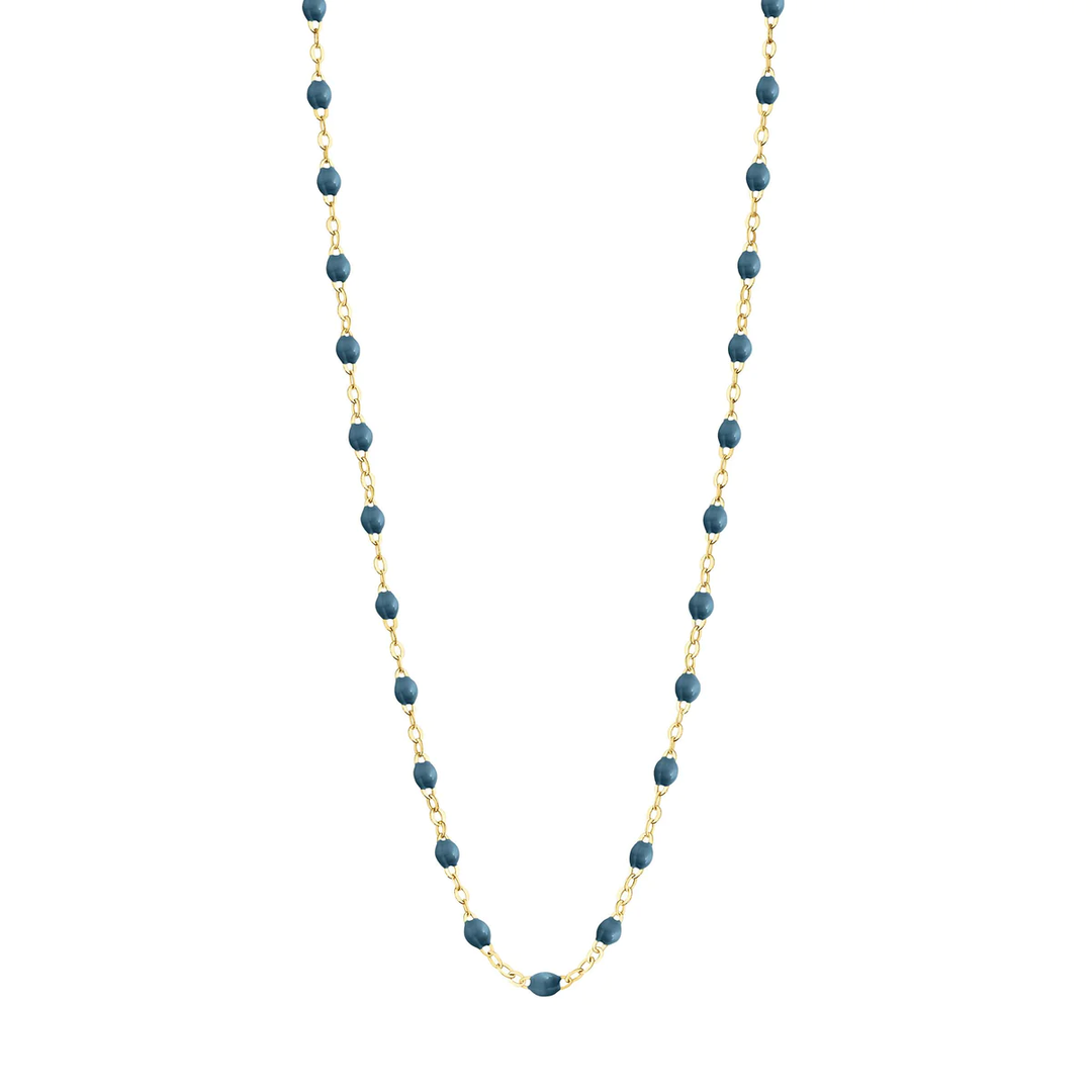 Classic Gigi Clozeau Jeans Blue Resin Necklace