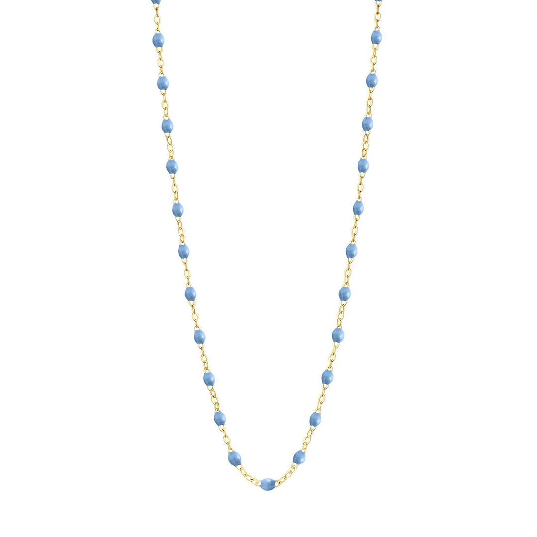 Classic Gigi Clozeau Sky Blue Resin Necklace