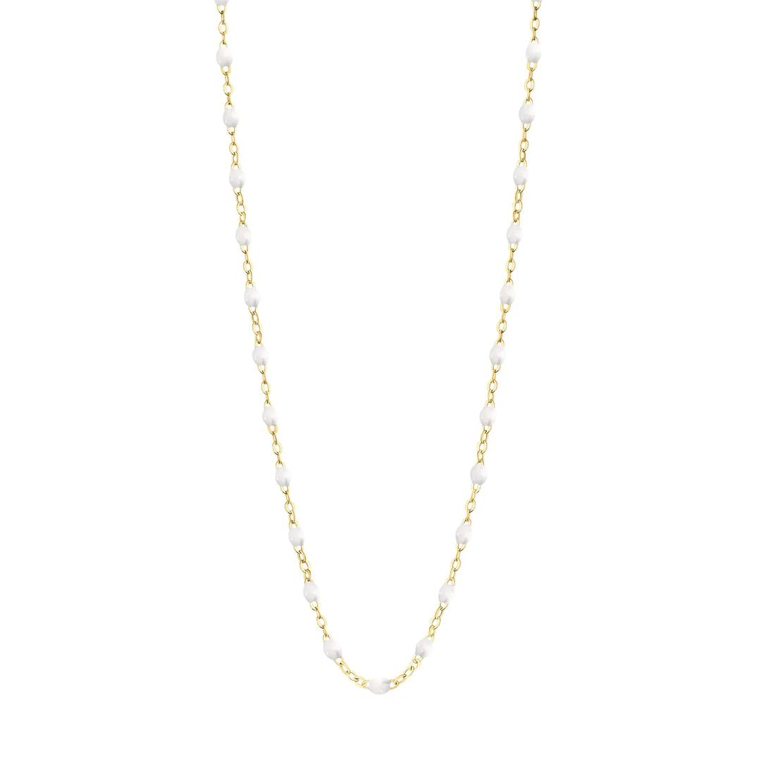 Classic Gigi Clozeau White Resin Necklace