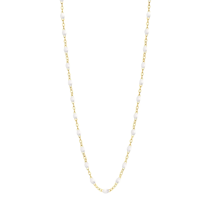 Classic Gigi Clozeau White Resin Necklace