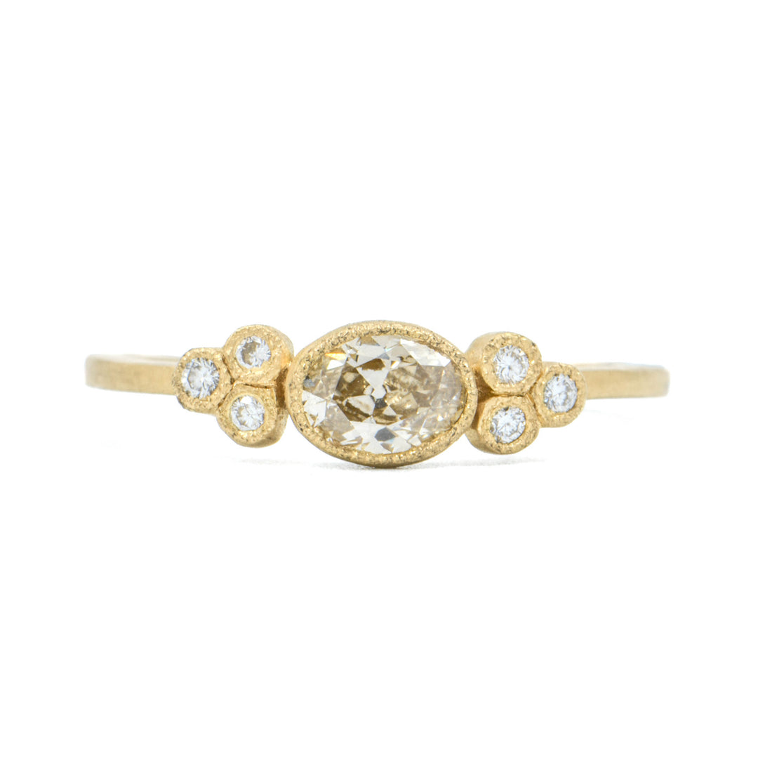 Dawes Designs Constellation Oval Diamond Cluster Ring