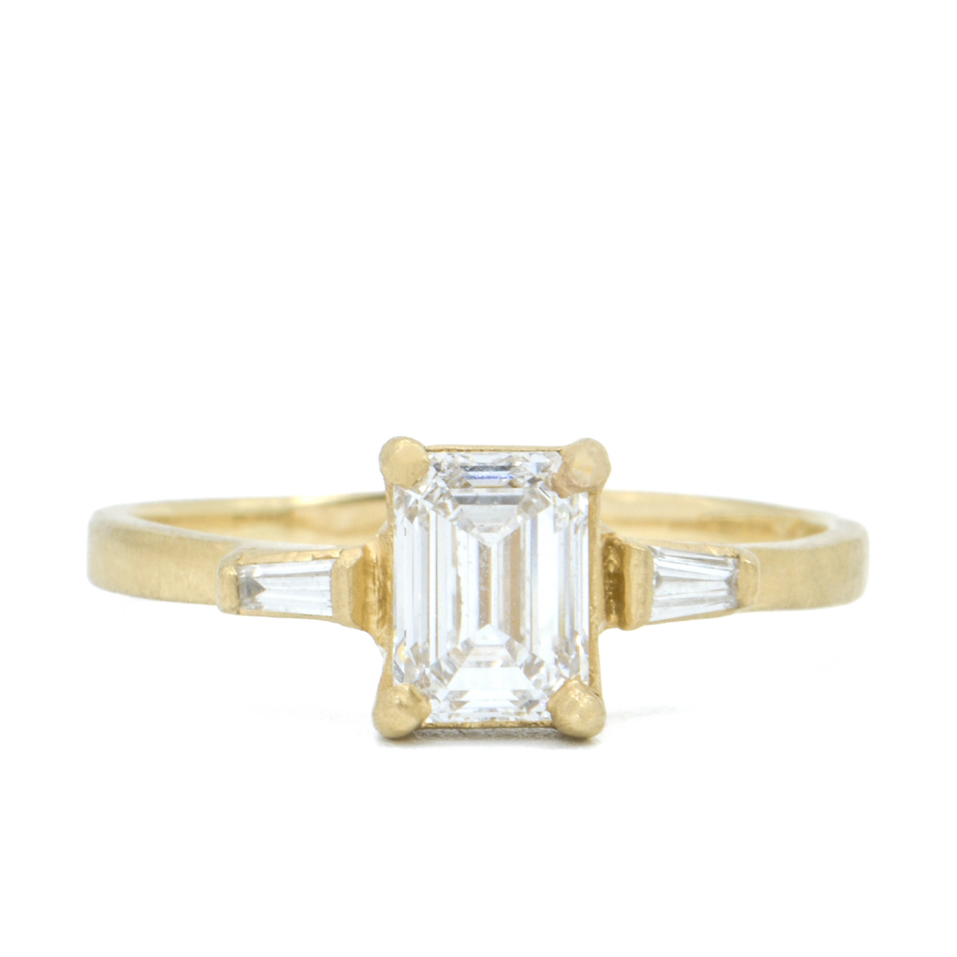 Dawes Designs Emerald Cut Diamond Ring