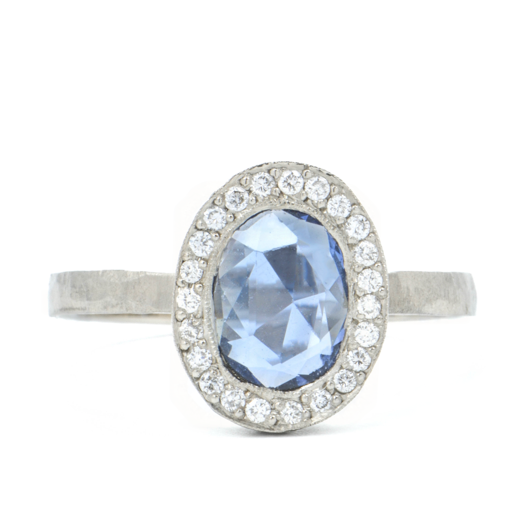 Dawes Designs Oval Blue Sapphire Ring