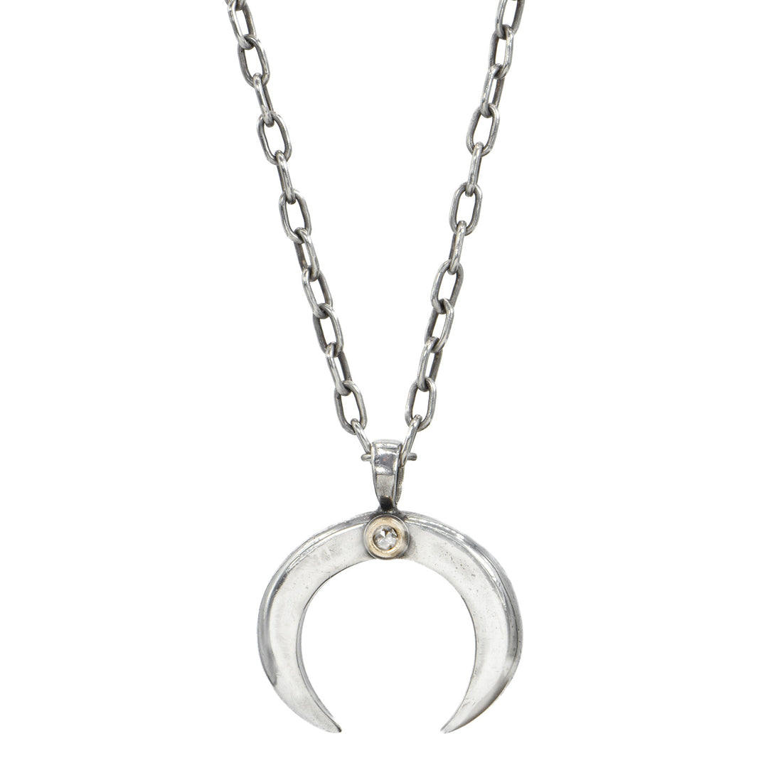 Dennis Hogan Crescent Moon Naja Necklace