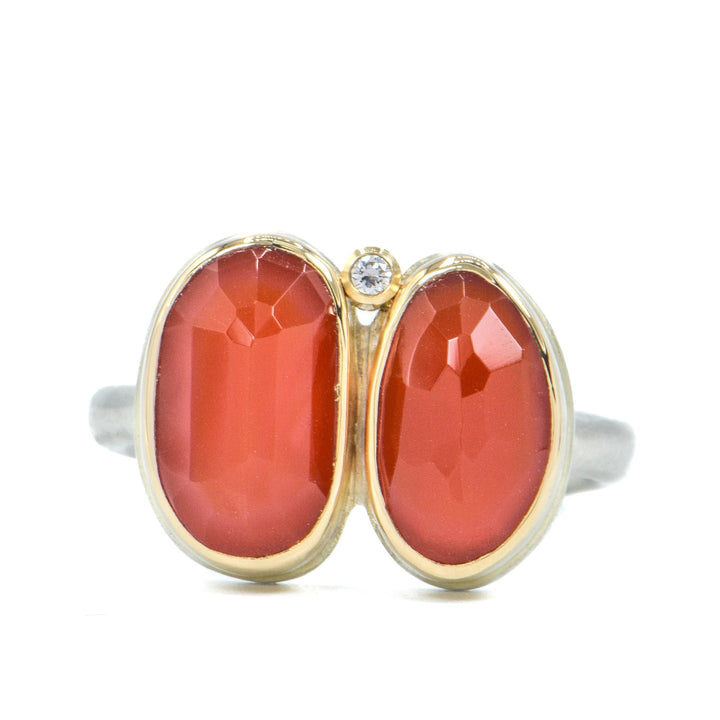 Double Carnelian Jamie Joseph Ring