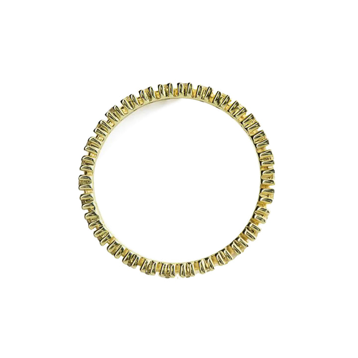 Reed Diamond Band In Yellow Gold