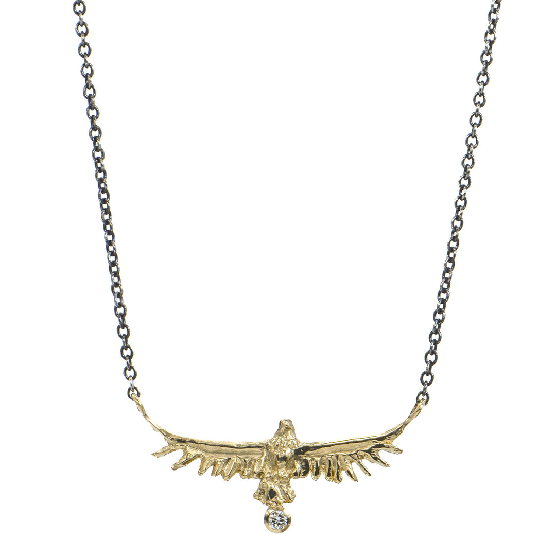 Jamie Joseph Eagle Necklace - Gold