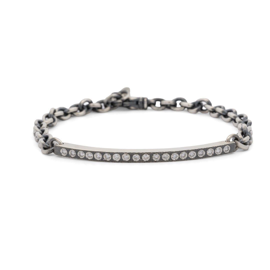 Diana Small I.D. Silver Bracelet