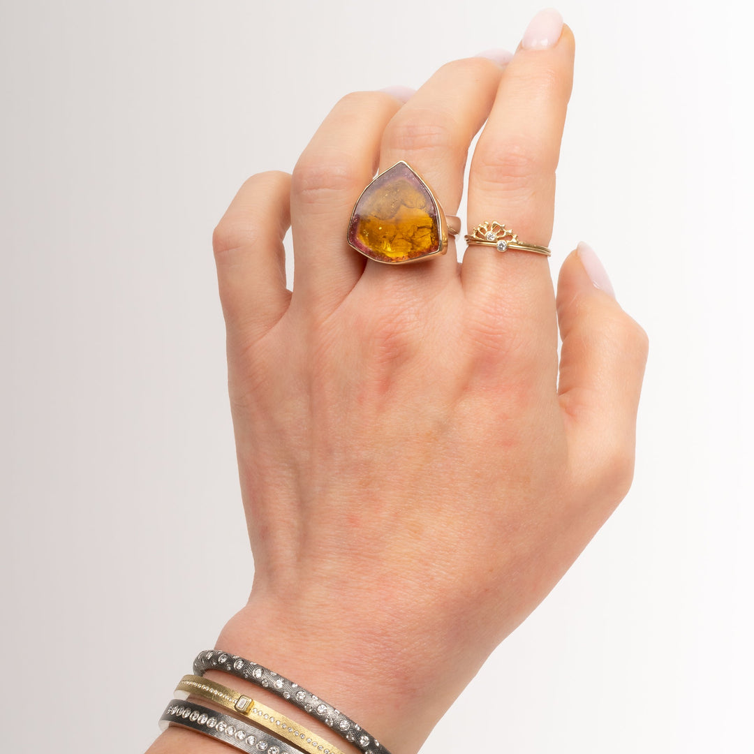 Watermelon Tourmaline Ring