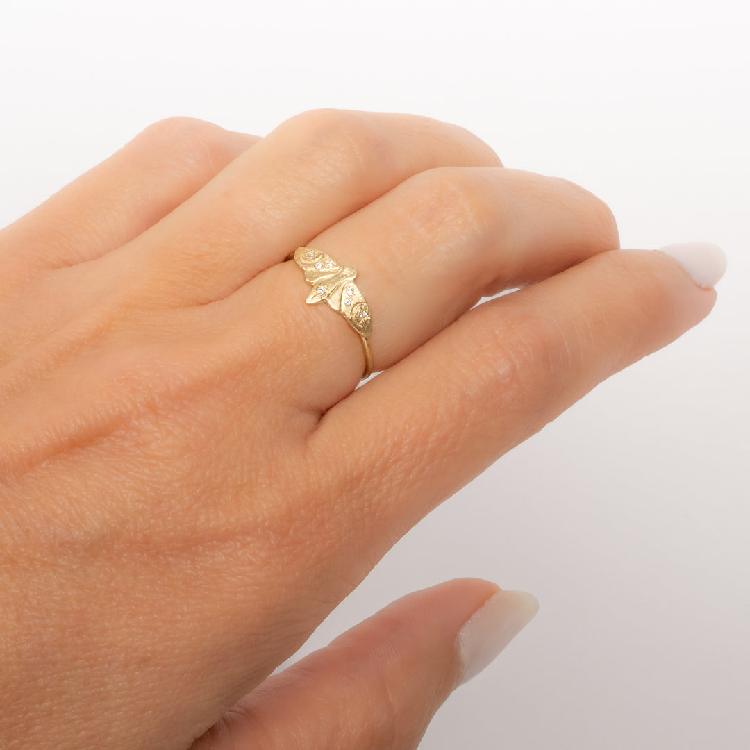 Lunar Moth Ring